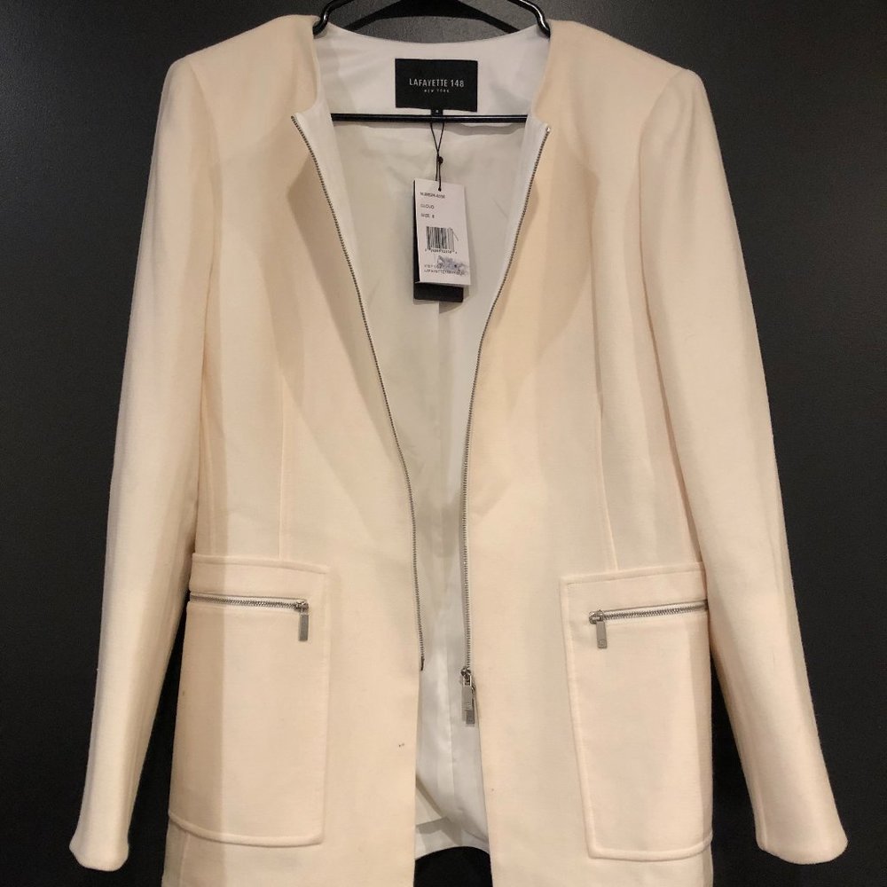 NWT Lafayette 148 Linen Blazer